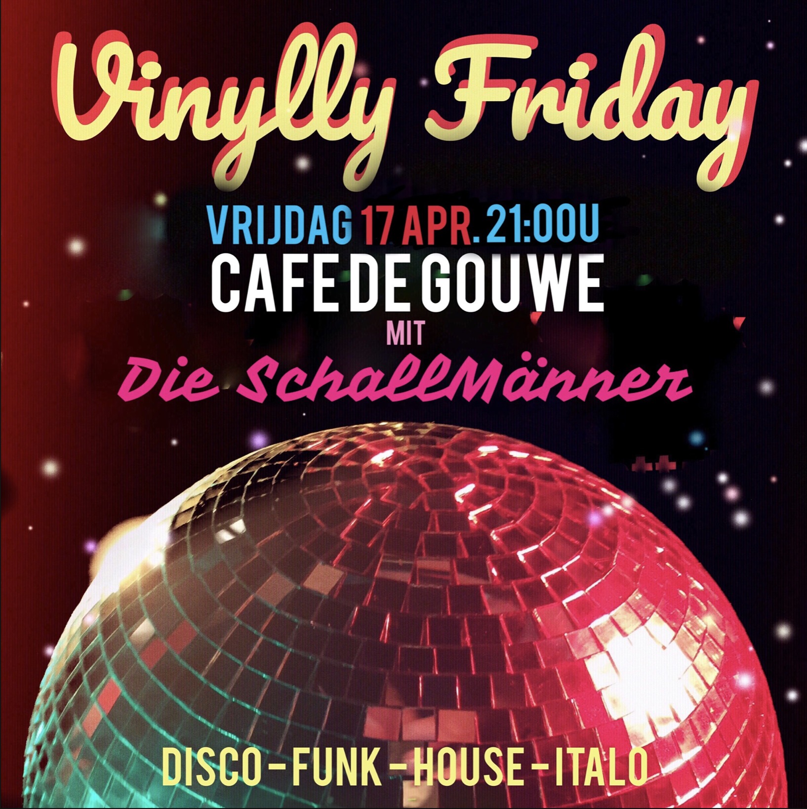 Vinylly Friday @ De Gouwe vervallen