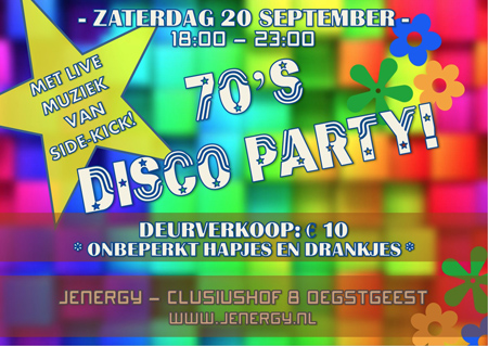 Jenergy 70's Disco Party